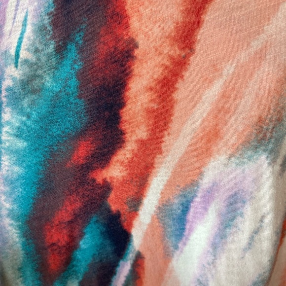 Westbound women's size 3X pull over top career casual paint brush v neck - Picture 13 of 13